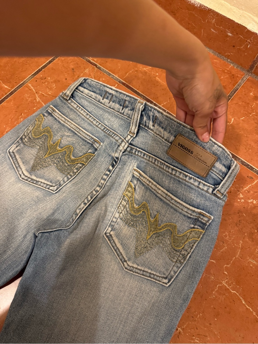VIGOSS Light Wash Bootcut Jeans Women’s Size 3/4 - Picture 2 of 8